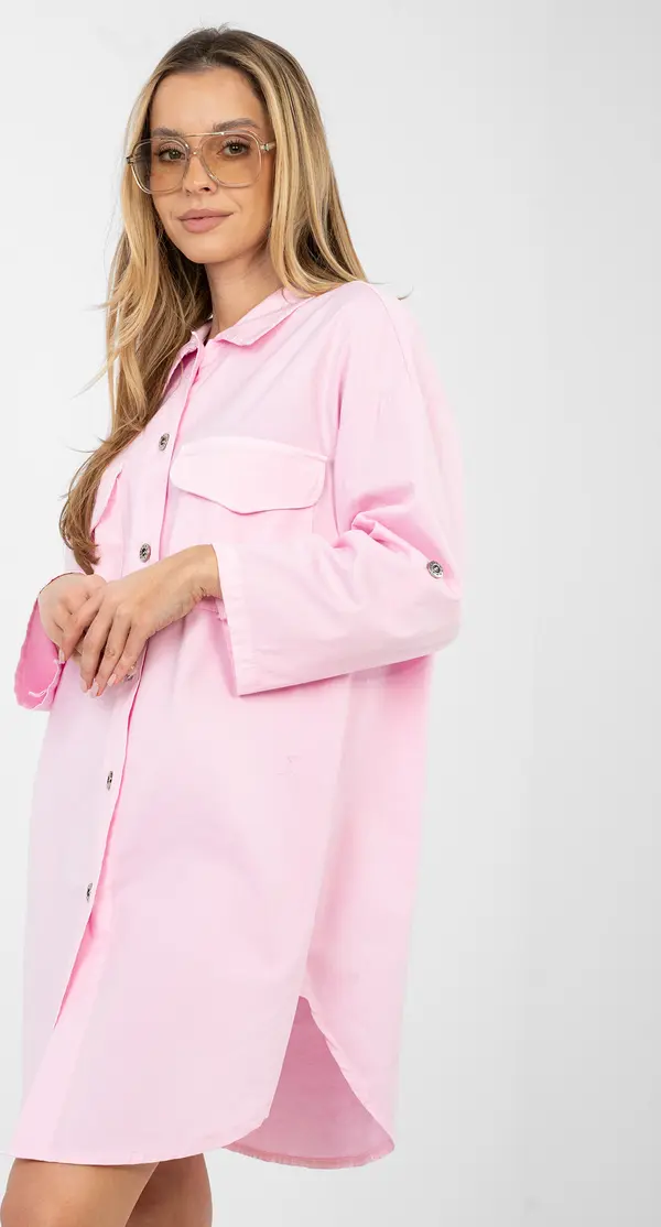 RUE PARIS Розова рокля-риза