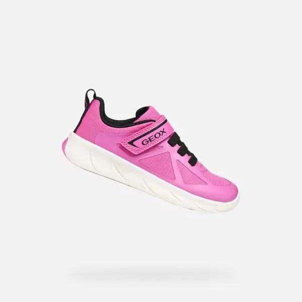 GEOX Розови кецове Geox Foot-run за момичета