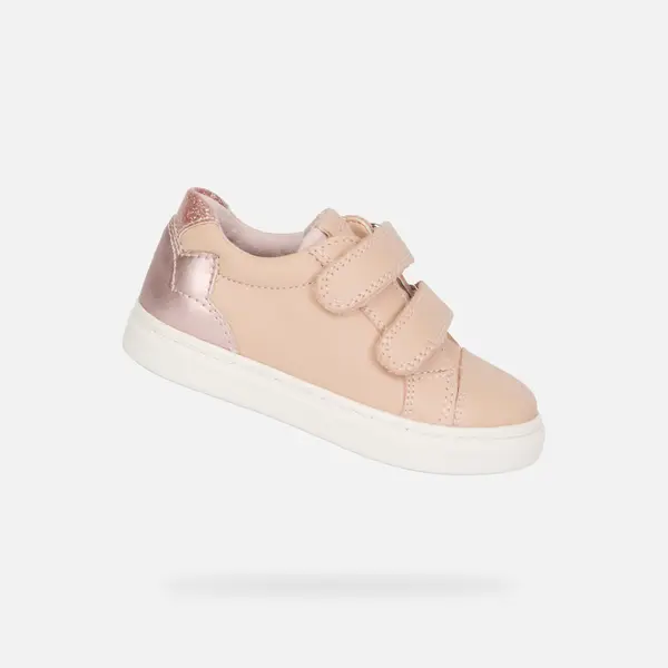 GEOX Розови кецове за момичета Geox Nashik