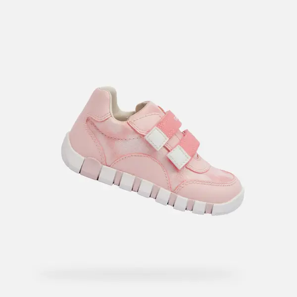 GEOX Розови момичешки обувки за първи стъпки Geox Iupidoo