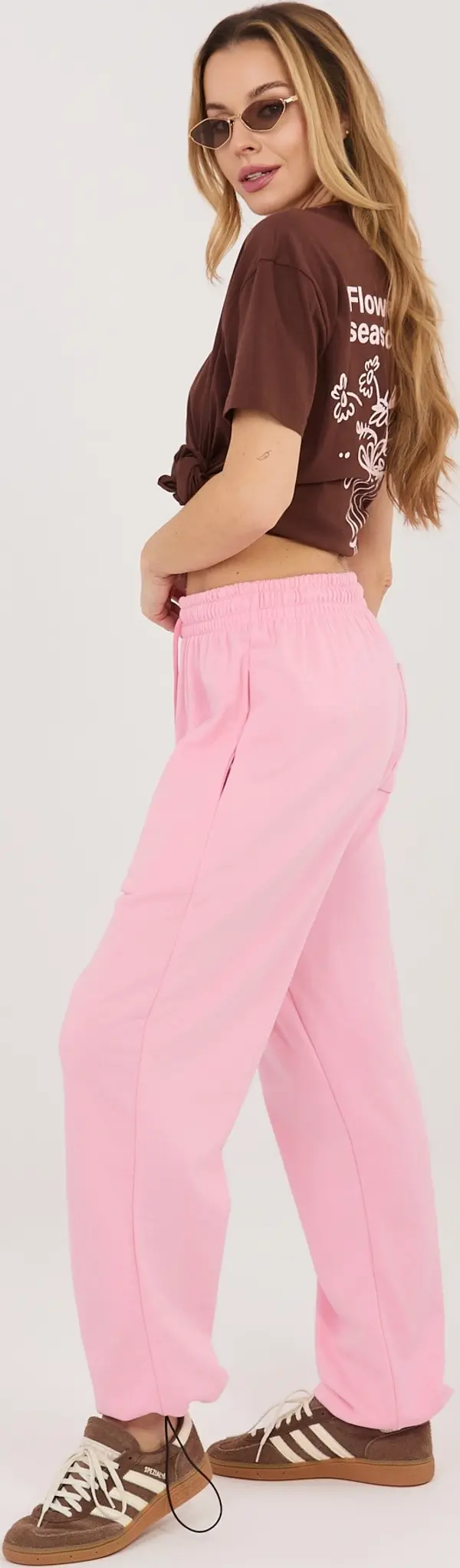 Calimera Розови спортни панталони с ластик на талията