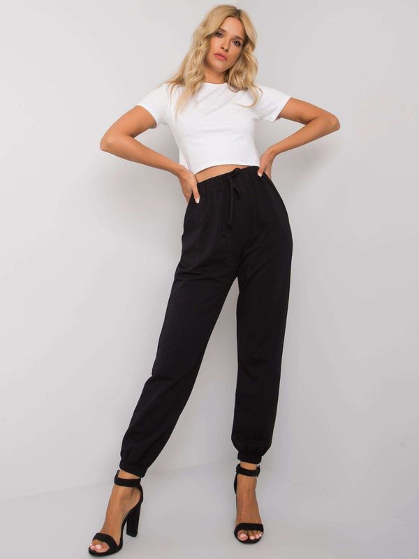 Fashionhunters RUE PARIS Black and white women's set