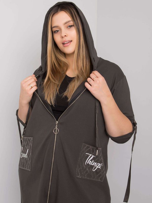 Fashionhunters RUE PARIS Fuchsia Women's Cotton Blouse