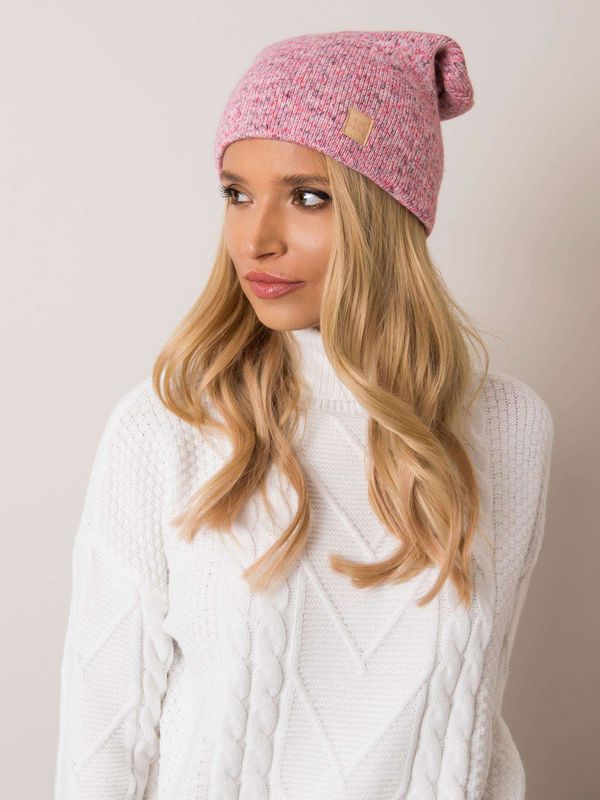 Fashionhunters RUE PARIS Pink Ladies Cap