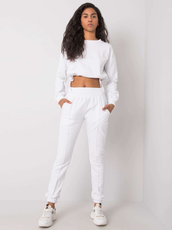 Fashionhunters RUE PARIS White Ladies Set