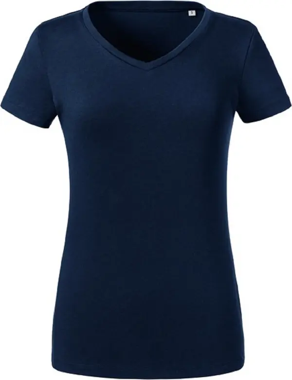 RUSSELL Russell Women's Pure Organic V-Neck T-Shirt