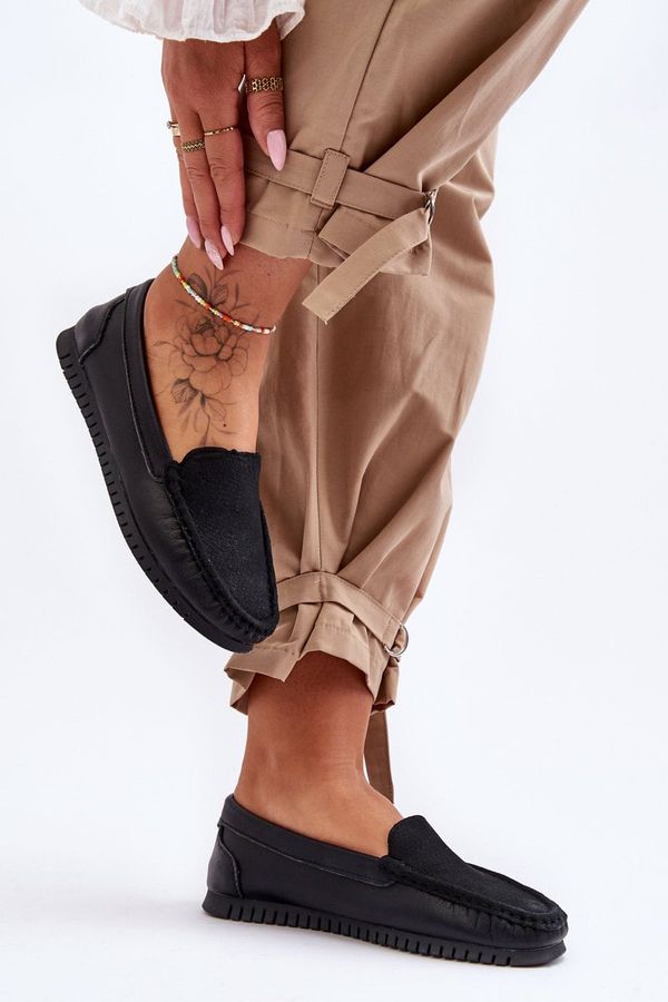 S. BARSKI S. BARSKI Дамски кожени мокасини S.Barski L