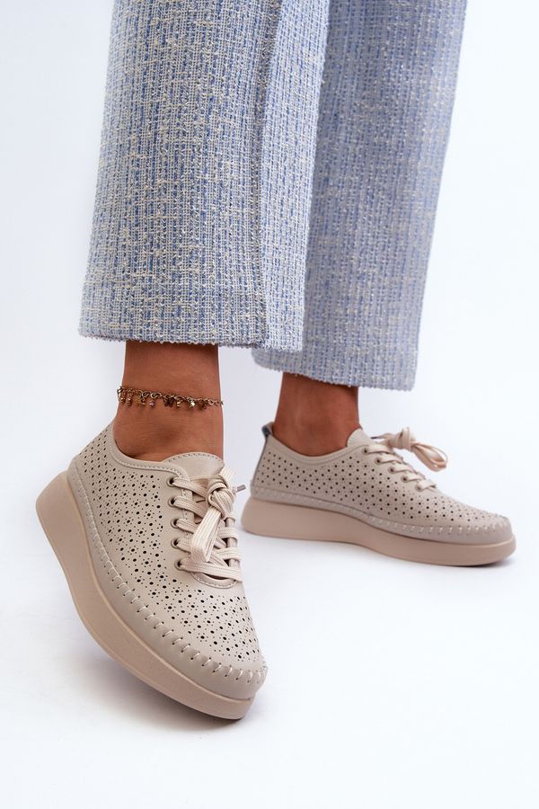 S. BARSKI S. BARSKI Кожени кецове на платформа от S.Barski