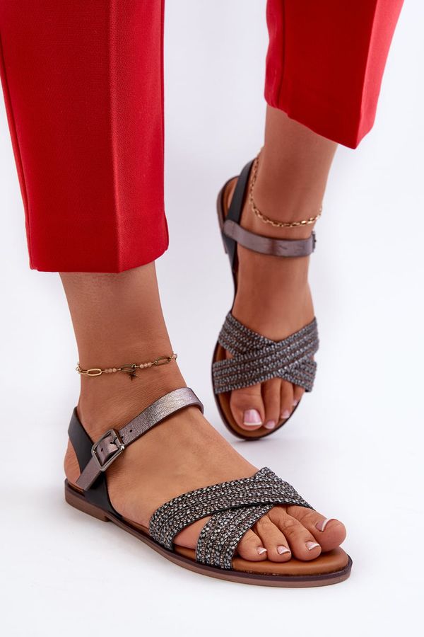 S. BARSKI S. BARSKI Равни дамски сандали S.Barski