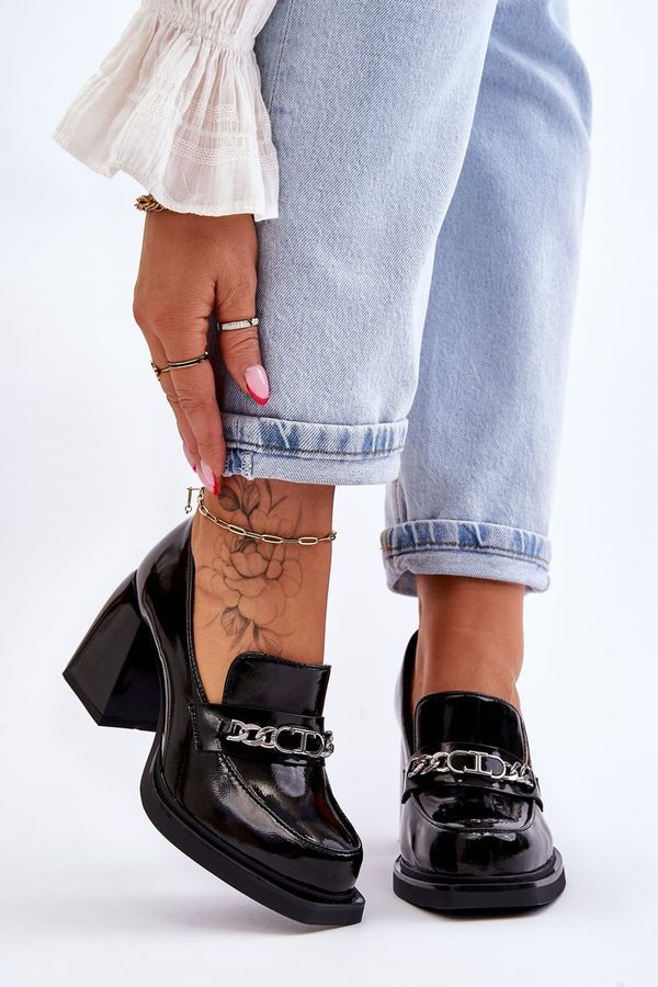 S. BARSKI S. BARSKI Удобни помпи на масивен ток Черен Julien