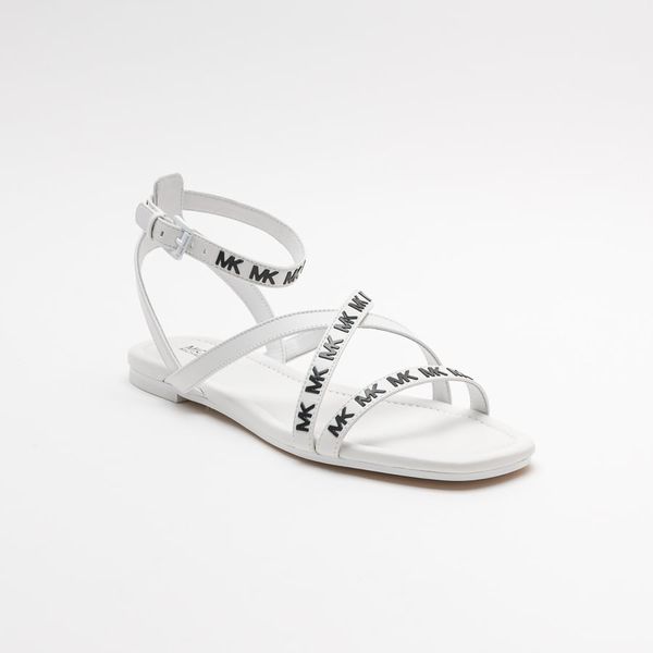 Michael Kors Sandals - MICHAEL KORS TASHA FLAT SANDAL white