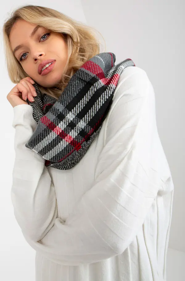 Factory Price Scarf-AT-KM-1402.20-grey-black