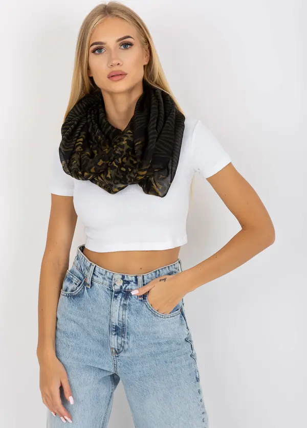 Factory Price Scarf-AT-KM-S-6221-khaki