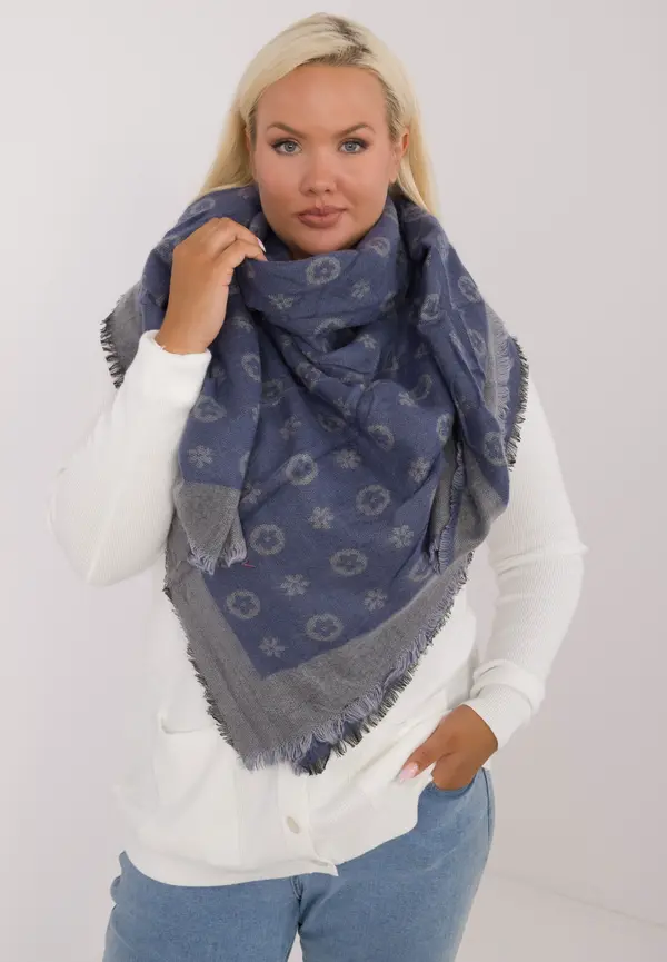 Factory Price Scarf-AT-SZ-1701.61-grey-blue