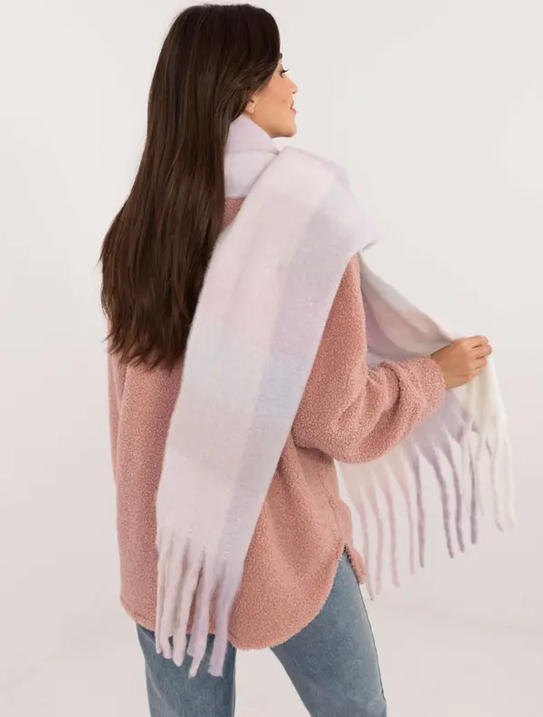 Wool Fashion Italia Scarf-AT-SZ-2312502.35-light purple