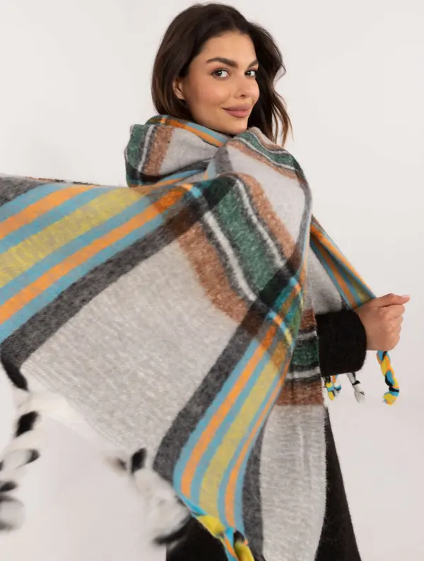Wool Fashion Italia Scarf-AT-SZ-231501.03X-grey