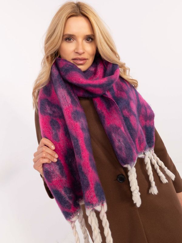 Wool Fashion Italia Scarf-AT-SZ-416.27P-fuchsia