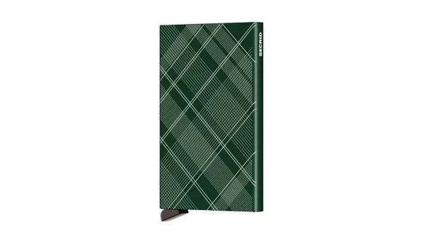 Secrid Secrid Cardprotector Laser Tartan Green