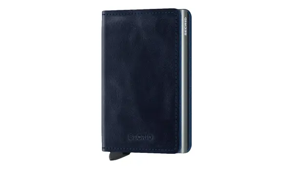 Secrid Secrid Slimwallet Винтидж син портфейл