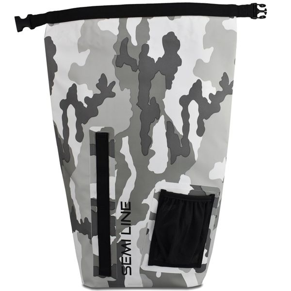 Semiline Semiline Man's Backpack A3003-1 Grey Camo