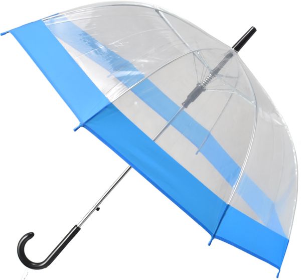 Semiline Semiline Unisex's Long Transparent Auto Open Umbrella 2507-4