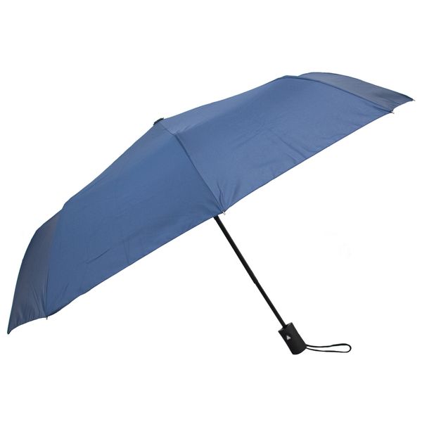Semiline Semiline Unisex's Short Semi-automatic Umbrella L2050-1 Navy Blue