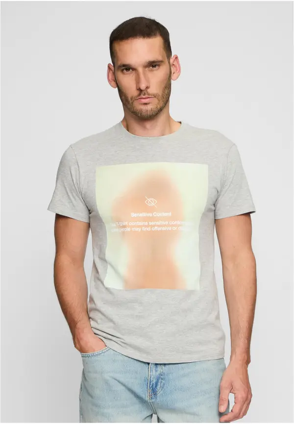 Mister Tee Sensitive content Tee heather gray