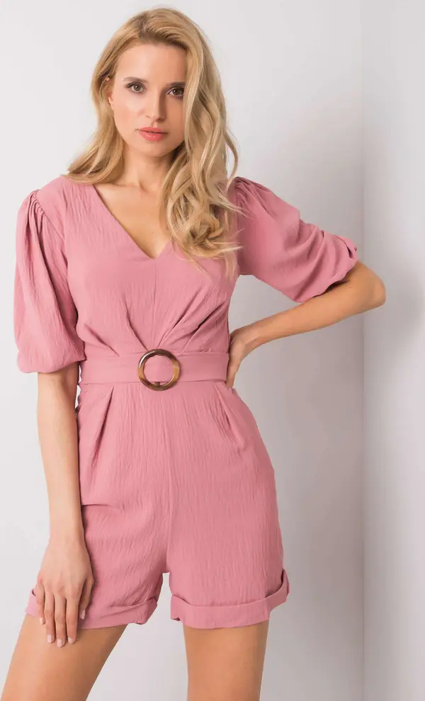 RUE PARIS Set-322-KMPL-1840.45-dark pink