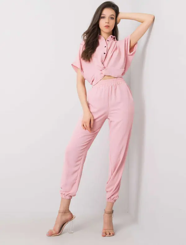 RUE PARIS Set-346-KMPL-5001.56-pink