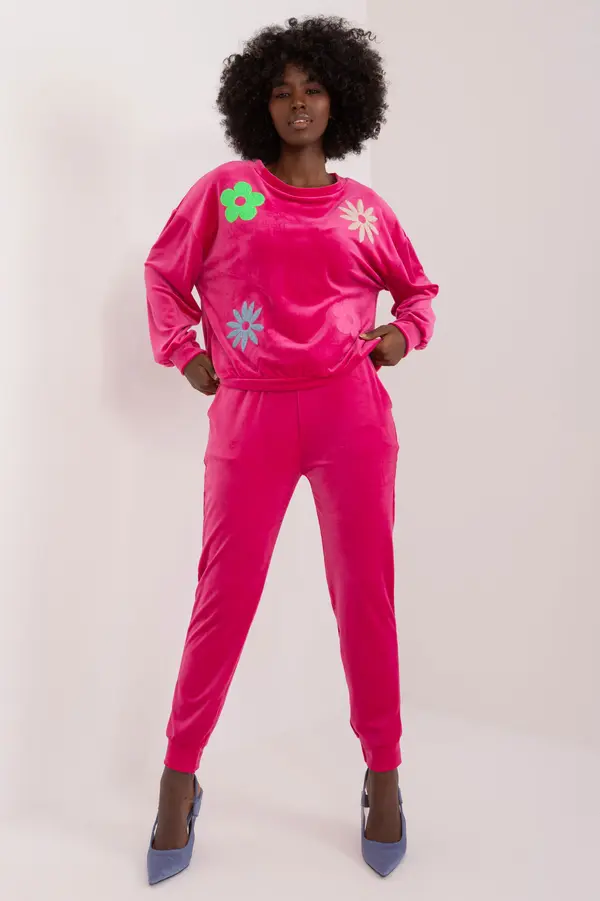 Italy Moda Set-DHJ-KMPL-8655.05-fuchsia