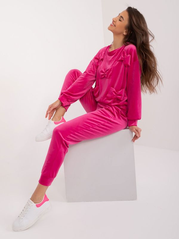 Italy Moda Set-DHJ-KMPL-8850.68-fuchsia