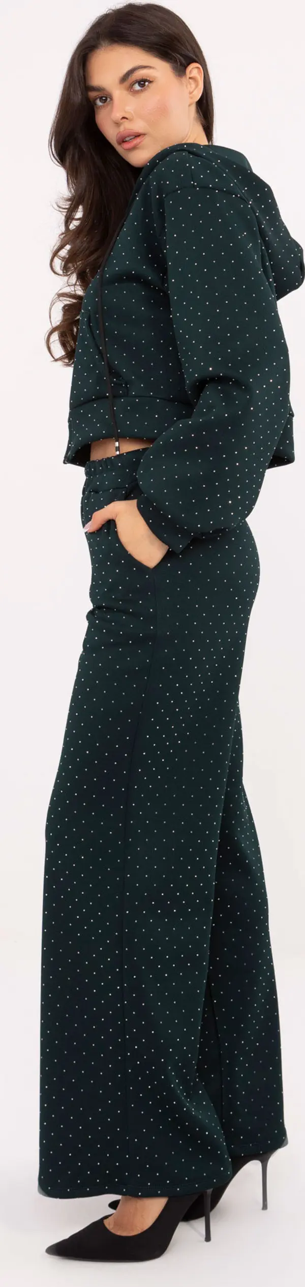 RUE PARIS Set-IT-KMPL-21709.18-dark green