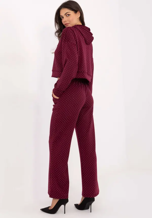 RUE PARIS Set-IT-KMPL-21719.86-burgundy