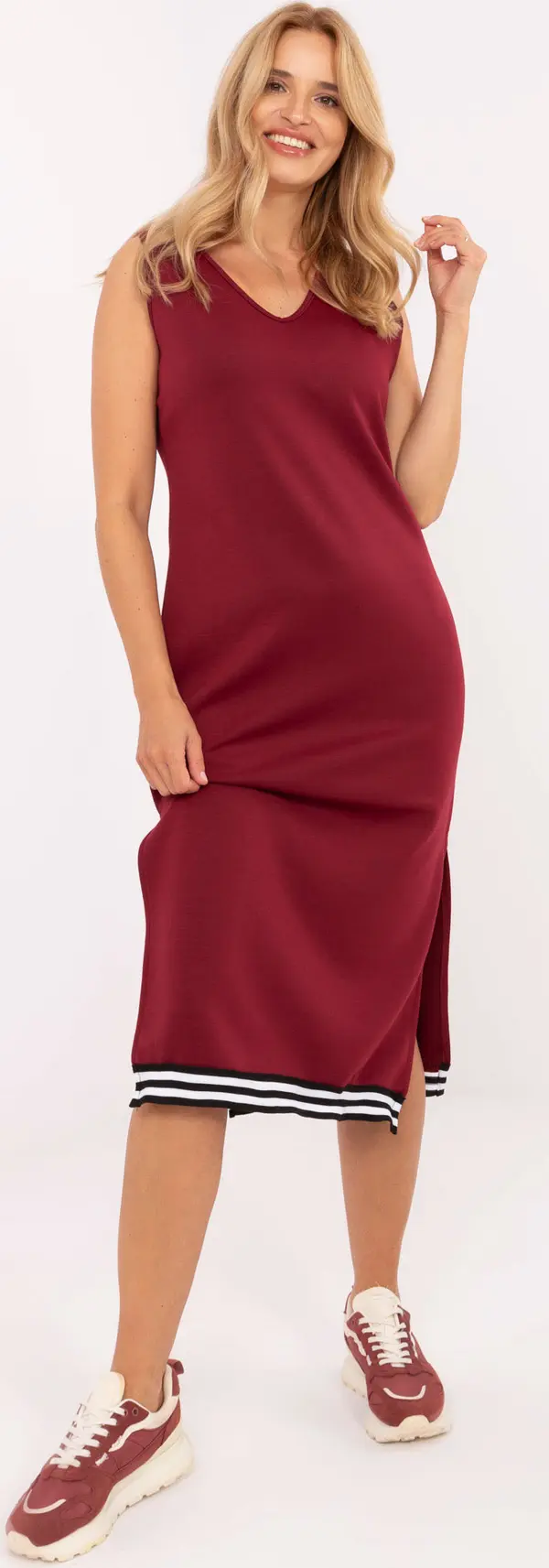 RUE PARIS Set-IT-KMPL-9719.64-burgundy