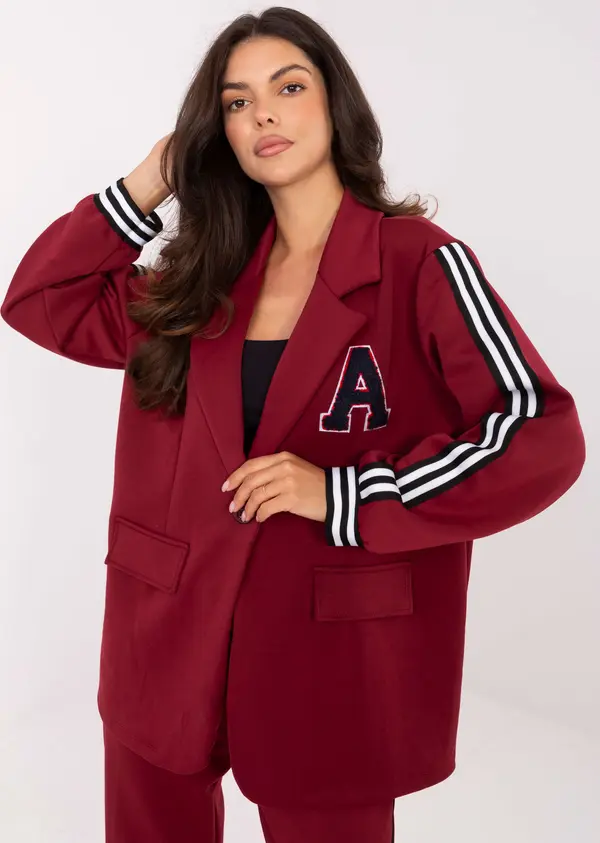 RUE PARIS Set-IT-KMPL-9721.15-burgundy