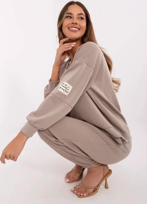 Italy Moda Set-MI-KMPL-M5879.86-dark beige