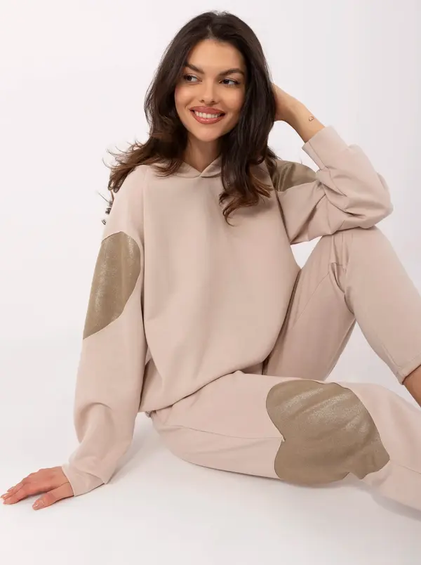 Italy Moda Set-MI-KMPL-M6156.98-dark beige