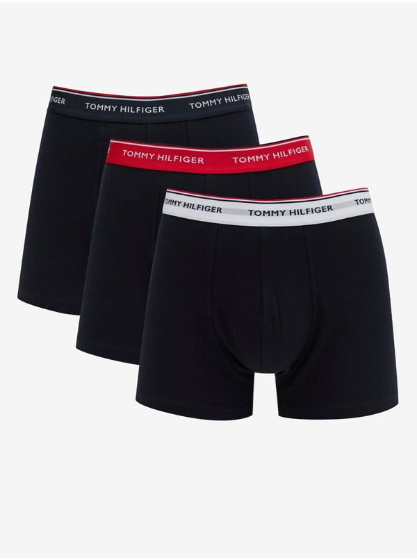 Tommy Hilfiger Set of three men's boxers in dark blue color Tommy Hilfiger Underw - Men's