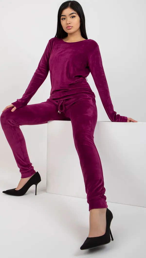 RUE PARIS Set-RV-KMPL-6083.05-purple