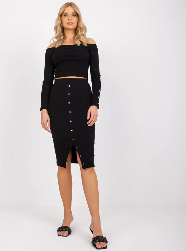 RUE PARIS Set-RV-KMPL-7524.34-black