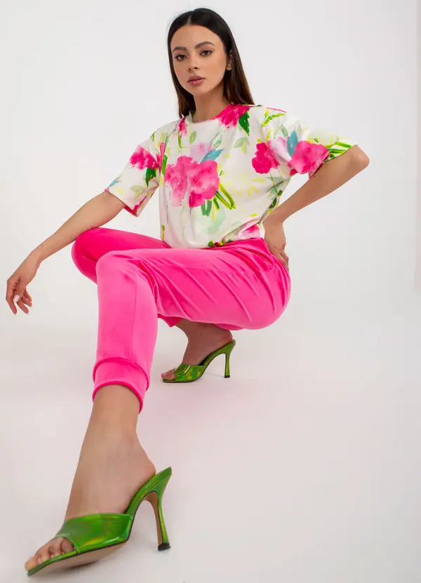 RUE PARIS Set-WN-KMPL-8192.32-white-pink