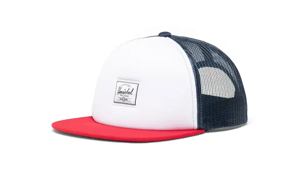 Herschel Supply Шапка Herschel Supply Whaler Mesh бяла