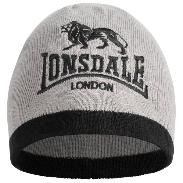 Lonsdale Шапка. Lonsdale 117339-Grey/Black
