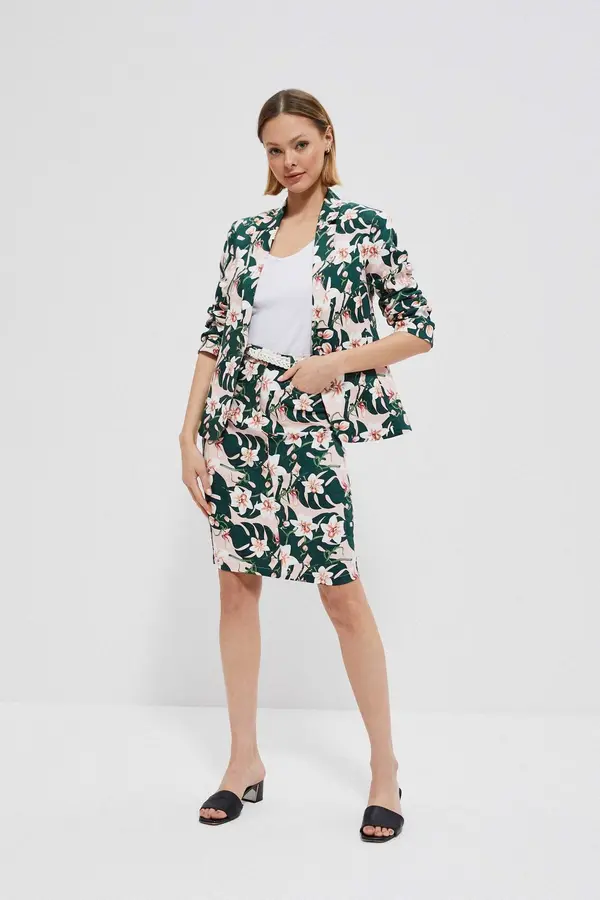 Marisse Шарена пола с флорален мотив