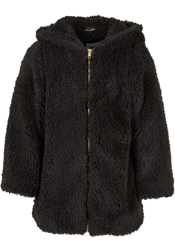 Urban Classics Sherpa jacket for girls black