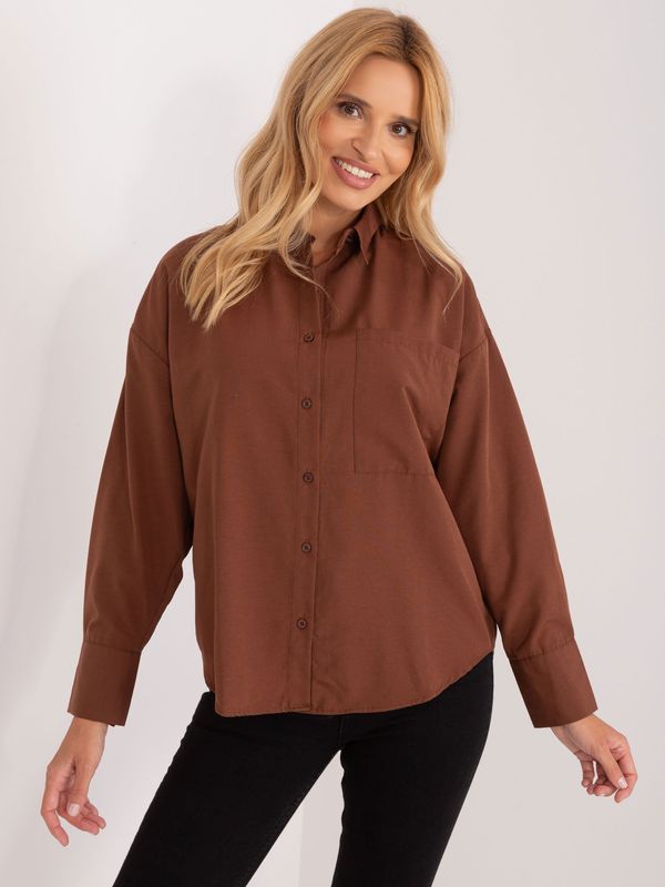 LYKOSS Shirt-BA-KS-0274.47-brown