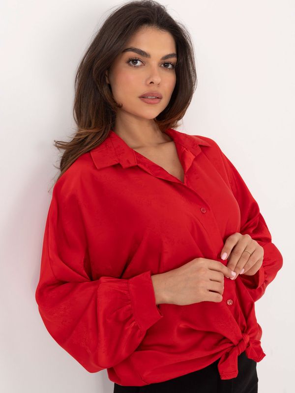 Italy Moda Shirt-DHJ-KS-16528.34-Red