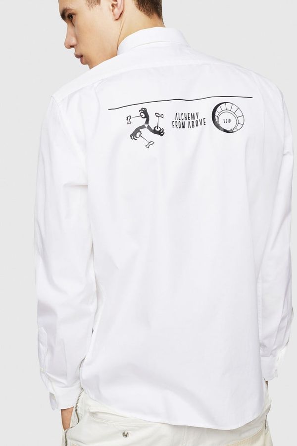 Diesel Shirt - Diesel SVENPRINT SHIRT white