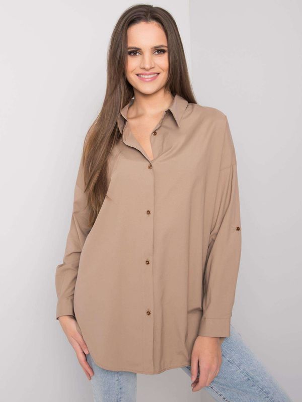 ex moda Shirt-EM-KS-004.42-dark beige