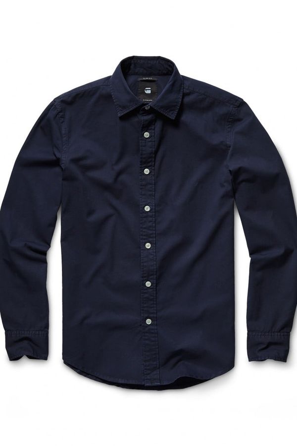 G Star Shirt - G-STAR Bristum shirt l/s dark blue black
